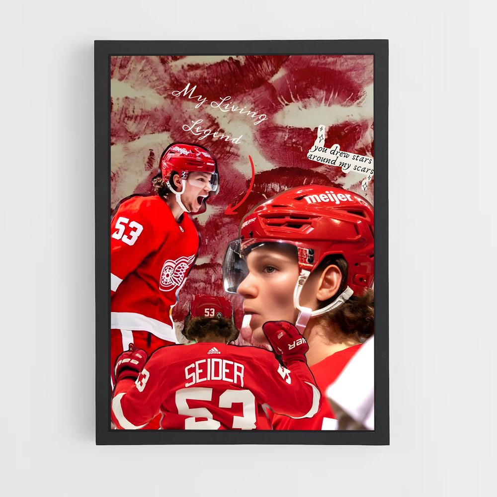 Poster La Force de l'Équipe – affiche Hockey sur glace (vue 2)